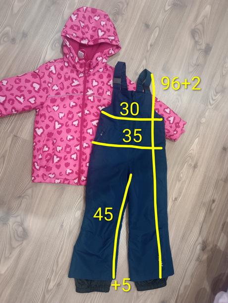 Otepľovaky+bunda 110/116, 116