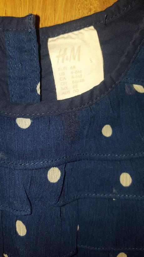Bodkované šatky č.68, h&m,68