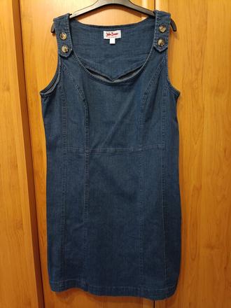 Rifľové šaty, bonprix,42