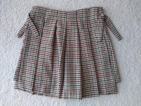 Kárované sukňošortky, zara,152