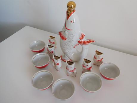 Ryba + 6x rybky menšie + mištička na cukríky 6 x, 