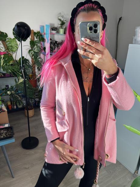 Ružový kabatik, xs