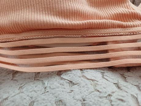 Oranžová podprsenka s výstužou bez kostíc, l