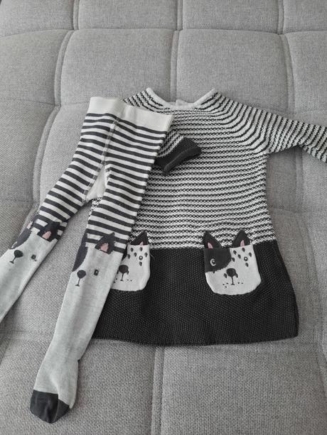 Šaty pletené, next,74