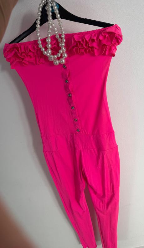 Neon pink overal, 