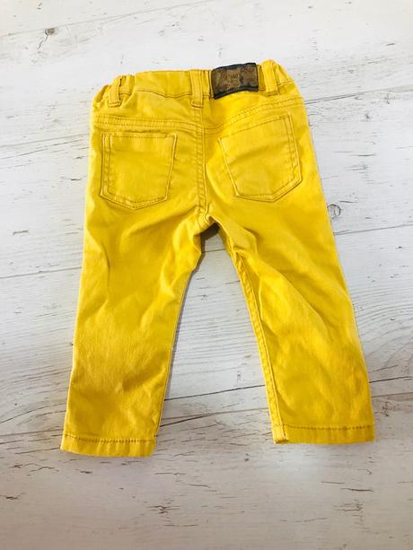 Žlté nohavice 74, h&m,74