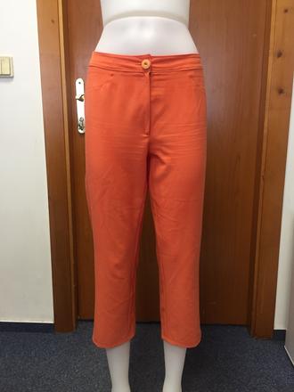 Oranžové nohavice - handmade, 38/40, 40