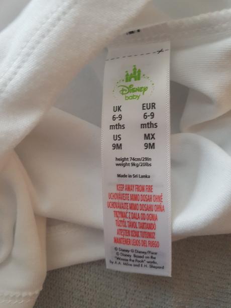 2x pyzamo - dory - top stav, disney,74