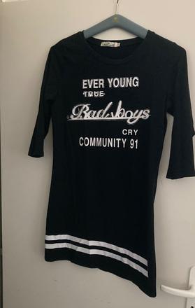 Dlhšie teplákové šaty alebo predľžené tričko, m