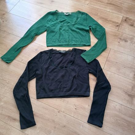 2x crop top stradivarius, stradivarius,m