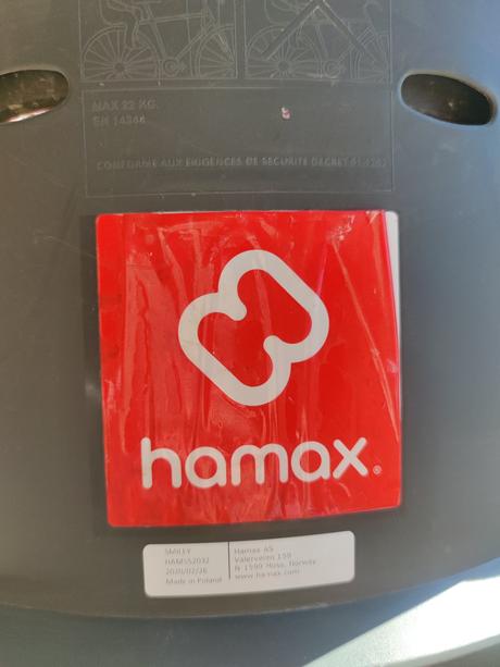 Cyklosedačka na bicykel hamax, 