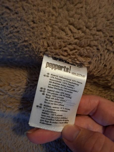 Frajerska kozenkova bunda zateplena, vel. 140, pepperts,140