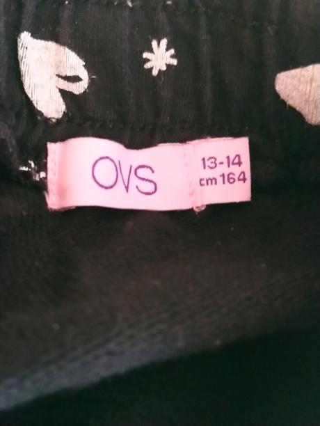 Dievčenské čierno biele šortky so vzorom, ovs, ovs,164