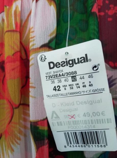 Šaty desigual, desigual,xl