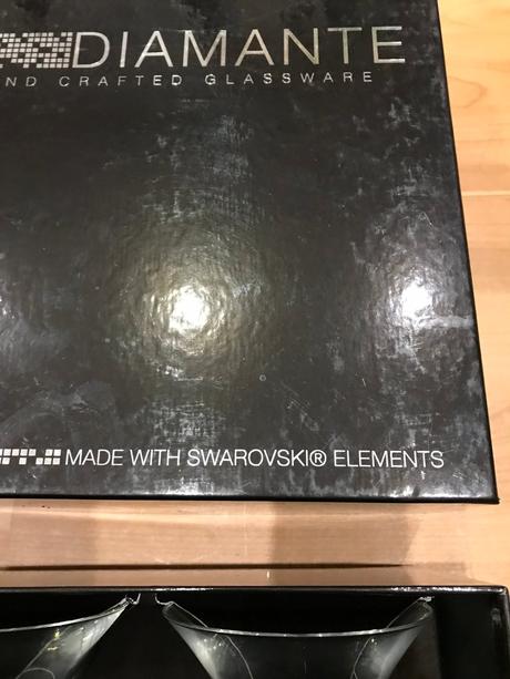 Predám diamante poháre s kryštálmi swarovski, swarovski