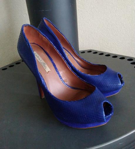 Lodičky s otvorenou špičkou, zara,40