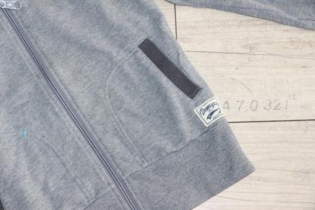 Sivá mikina zips, decathlon,128