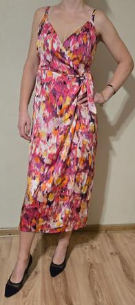 Saténové šaty vel.36, c&a,36