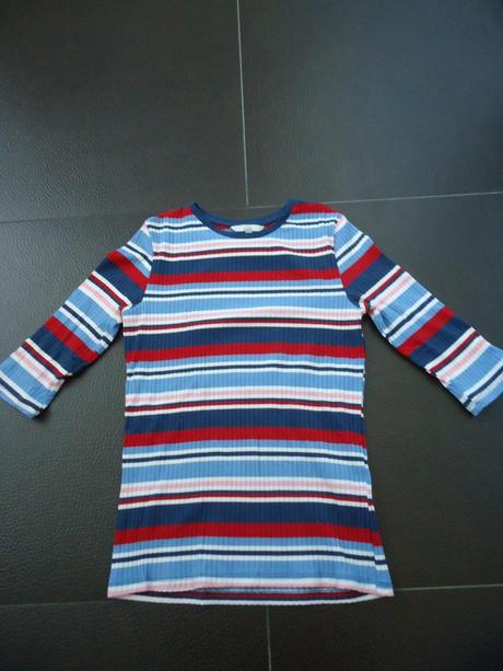 Pruhované veselé tričko, clockhouse,s