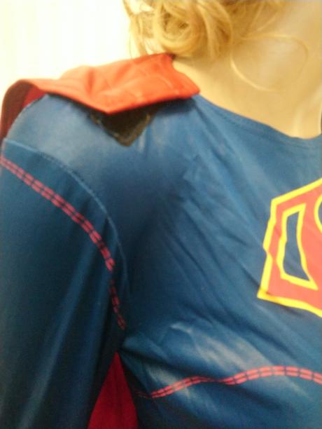2 dielny dámsky kostým supergirl, rubies, l,