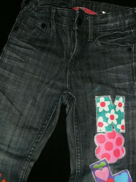 Pomaľované rifle, h&m,110