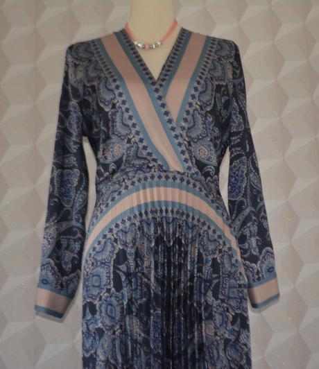 H&m, šaty s plisovanou sukňou, veľ.36, h&m,36