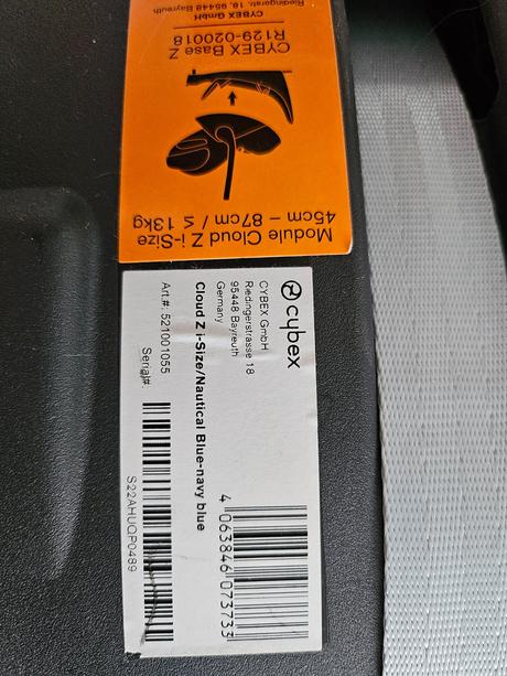 Cybex vajicko cloud z i-size/ nautical  blue- navy, cybex