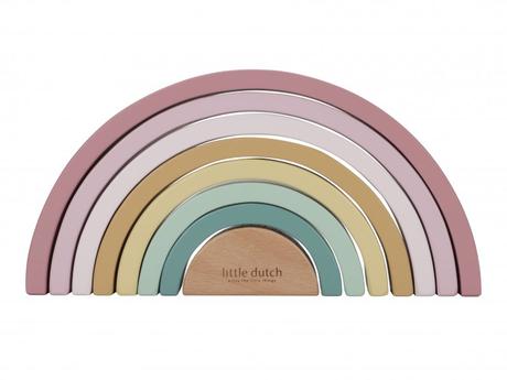Little dutch skladačka drevená dúha fairy garden,