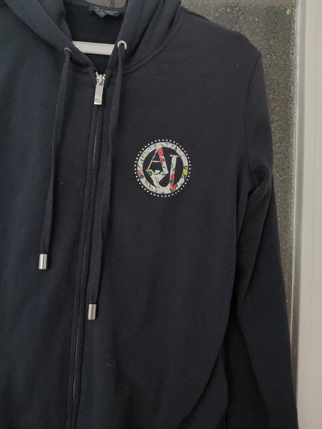 Mikina s kamienkami zn. armani jeans vel. l, armani,l