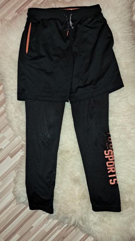 Sportove nohavice so vsitymi kratasmi, kik,134