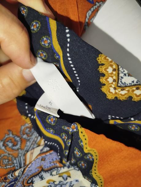 Extravagantná sukňa maxi, h&m,xl