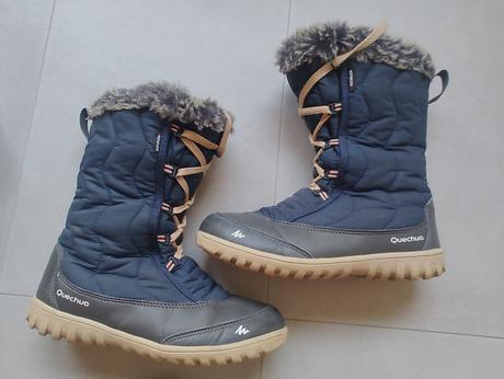 Detské čižmy s kožušinkou, decathlon,36