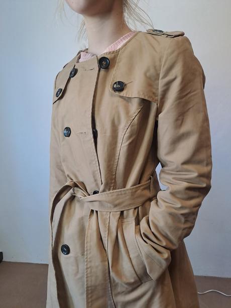 Béžový kabát z lindex c.m, lindex,m