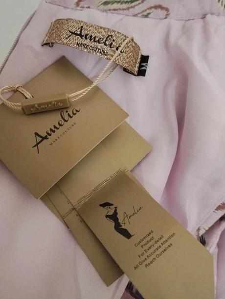 Luxusné dizajnové áčkové šaty amelia couture, m