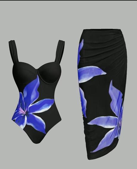 Dámske plavky so suknickou, m