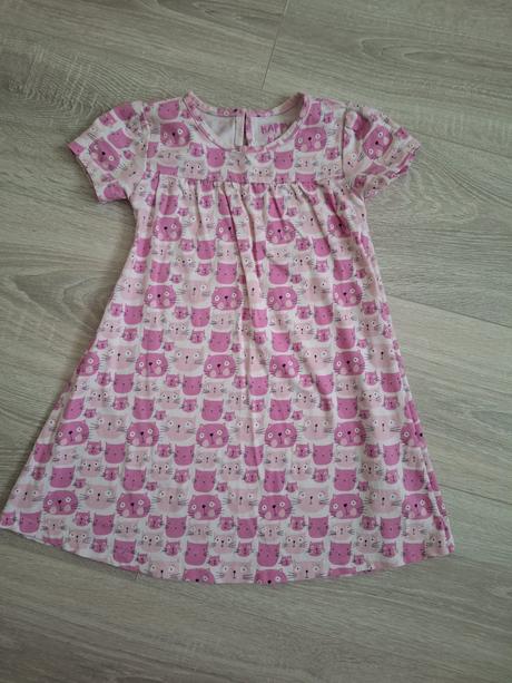 Šaty mačičky 98/104, tchibo,98