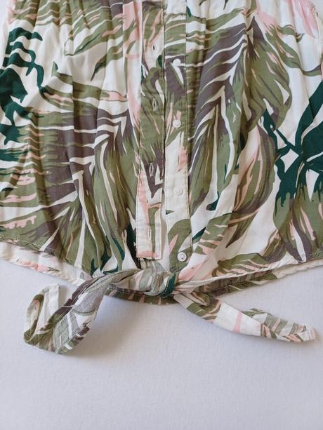 Košieľka s listami, xs