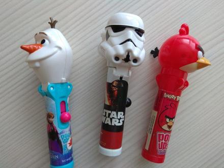 Postavičky na lízatko olaf,angry birds, star wars, 