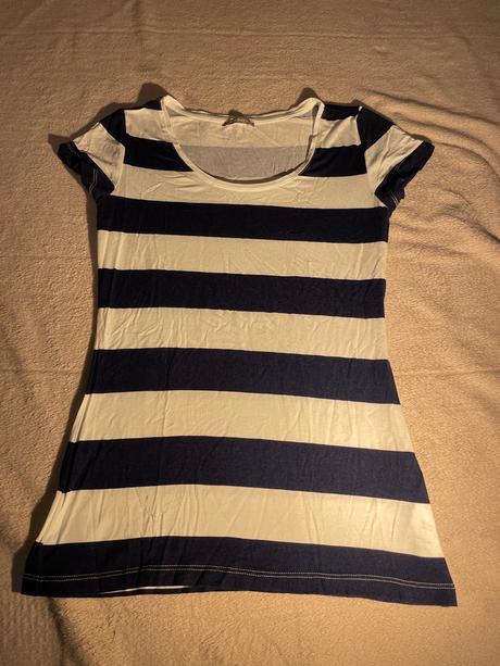 Tričko bielo modré, veľ s, orsay,s