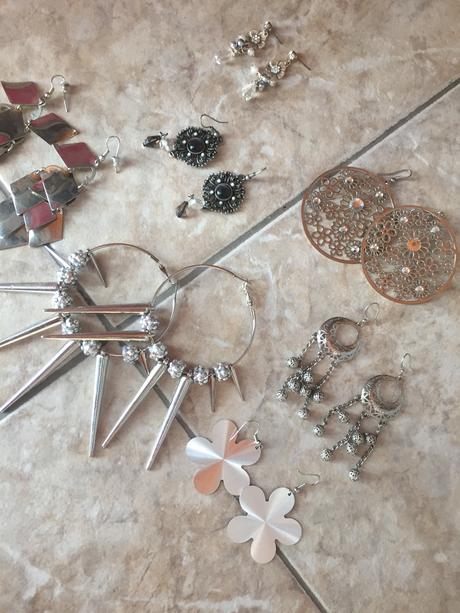 Strieborné náušnice, 