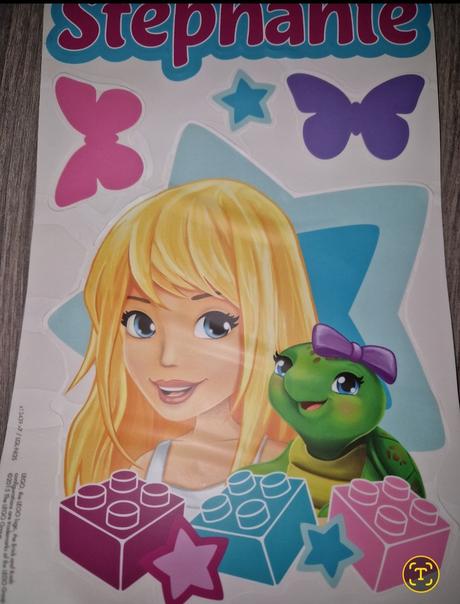 Lego nalepky na stenu, 