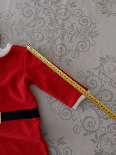 Plyšový overal vianočný, 74