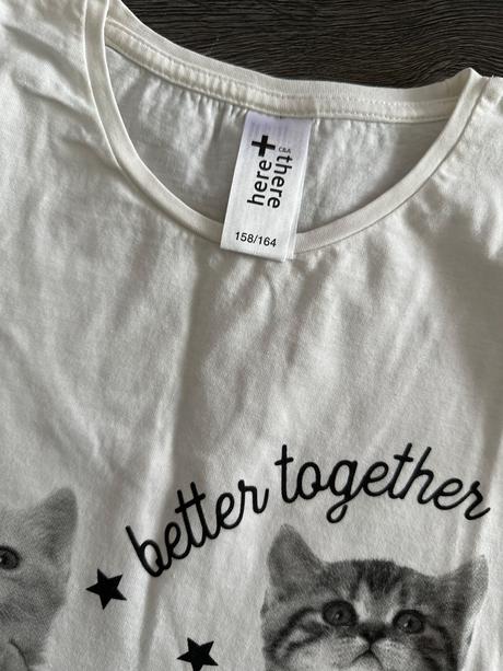 Pekne tricko cat team, c&a,158