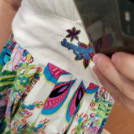 -s flitrami a výšivkou šaty desigual veľ. 38, desigual,s