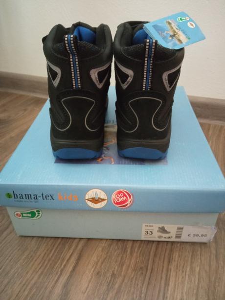 Nenosené chlapčenské zimné topánky, bama,33
