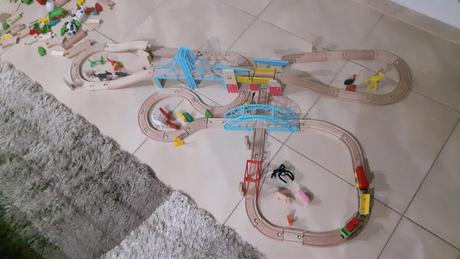 Drevený vláčik carousel, 