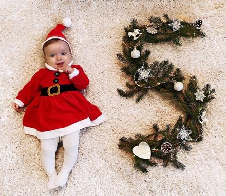Vianočné mikulášske saty 3-6m, 68