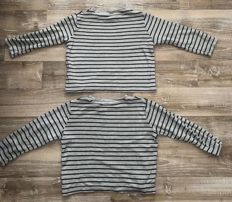 2ks tričká/nátelník dlhý rukáv veľ.86/92, f&f,92