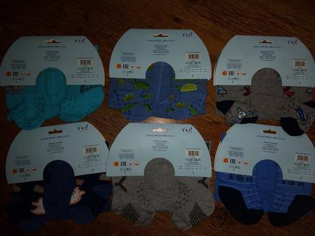 Bavlnené pančuchy s abs aj na kolenách, 68 / 74