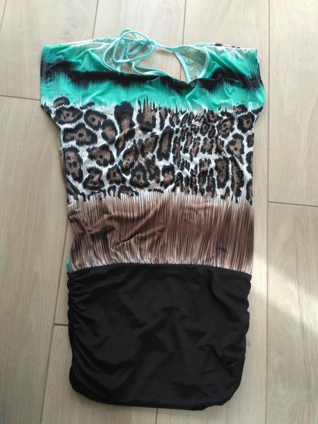 Letné predĺžené tričko, tunika s čipkou, s